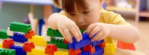 girl in preschool
