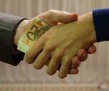 holding money